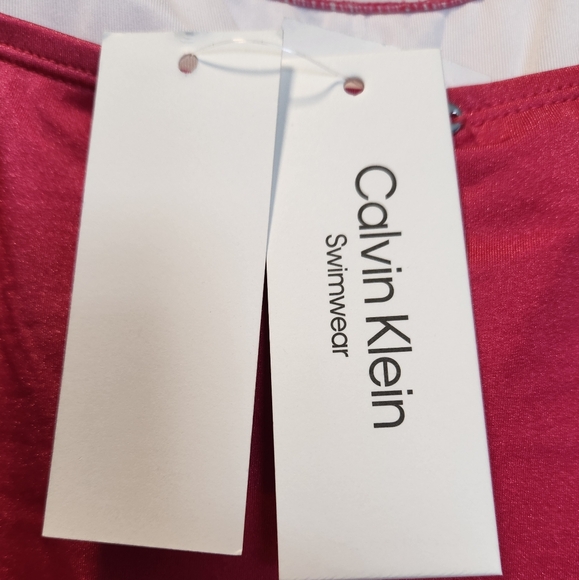 Calvin Klein Starburst One Piece Swim Suit - Picture 3 of 9